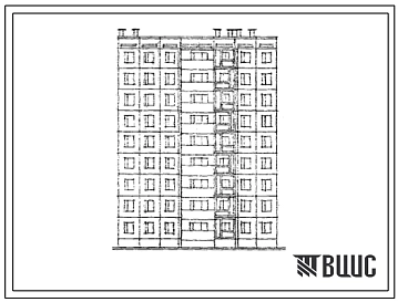 Типовой проект 97-0165.83 Блок-секция рядовая с торцовыми окончаниями пятиэтажная 20-квартирная 3Б.2Б.-4Б.3Б. Для строительства в г. Кзыл-Орда.