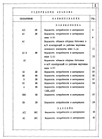 Альбом 7 Ведомость потребности в материалах