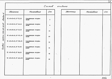 Альбом 6  Спецификации оборудования.   