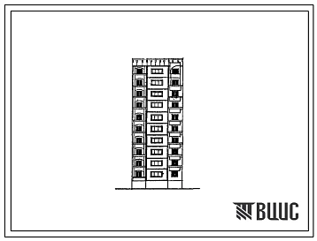 Типовой проект 97-0357с.23.89 10-этажный компоновочный объемно-планировочный элемент КОПЭ 10.6 для Кемеровской области