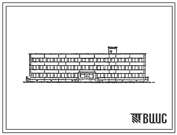 Типовой проект ХФ-80.83.Т (07-39-КП) Штаб типа 2 Сухопутных войск в каркасно-панельных конструкциях серии ИИ-04