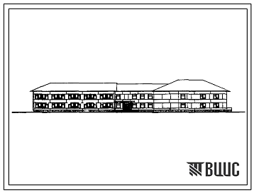 Типовой проект 221-1-407.83 Средняя десятилетняя общеобразовательная школа на 10 классных помещений