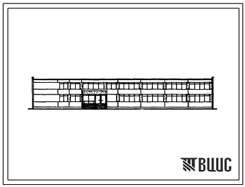 Типовой проект 221-1-60 Восьмилетняя общеобразовательная трудовая политехническая школа на 192 учащихся (в конструкциях серии 467А), для строительства во 2 и 3 строительно-климатических зонах.