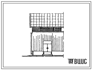 Типовой проект 817-179 Секционный сарай грубых кормов (с деревянными клееными конструкциями)