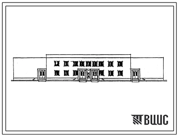 Типовой проект 224-1-568с.13.87 Общеобразовательная школа на 9 классов (345 учащихся). Для Казахской ССР