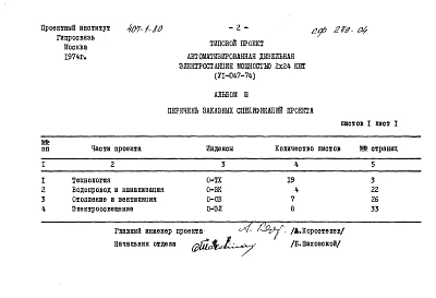 Альбом 3 Заказные спецификации