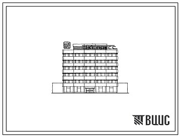 Типовой проект 282-1-84 Городской дом быта на 200-250 тысяч жителей (335 рабочих мест, объем услуг 2035 тыс. руб. в год) для строительства в 1В климатическом подрайоне, 2 и 3 климатических районах