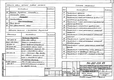 Альбом 1 Архитектурно-строительные чертежи, газоснабжение, электроснабжение