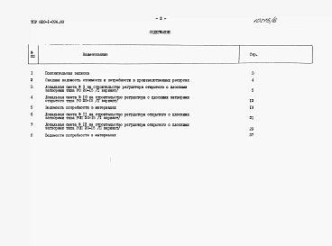 Альбом 6  Регулятор открытый без переезда РО 20-15 и с переездом РОП 20-15. Сметы. Ведомости потребности в материалах     