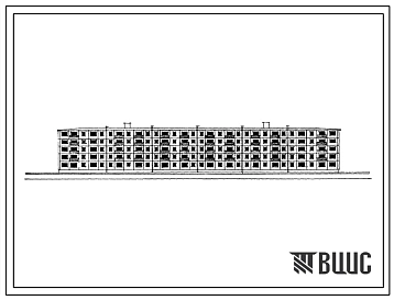 Типовой проект 1-480А-33в Пятиэтажный шестисекционный крупнопанельный жилой дом на 90 квартир.