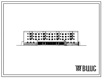 Типовой проект 114-77-50с/1 Четырехэтажный четырехсекционный жилой дом со встроенным промтоварным магазином торговой площадью 250 м2 на 24 квартиры (двухкомнатных 2Б-12, трехкомнатных 3А-12). Для строительства в 4А и 4Г климатических подрайонах сейсмичнос