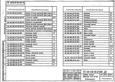 Выпуск 1 Затвор плоский сдвоенный ВхН = 1,5х2,0 (ПС 1,5х2,0)