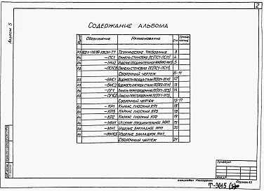 Альбом 5 Подземная часть. Изделия.         	          