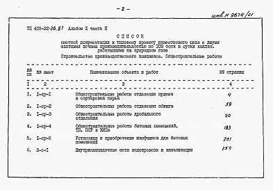 Альбом 10 Известковый цех. Сметы Часть 2