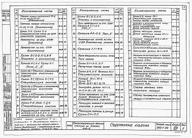Альбом 13 Архитектурно-строительная часть (глубина заложения подводящего коллектора 7,0 м). Подземная часть (вариант в сборных конструкциях)