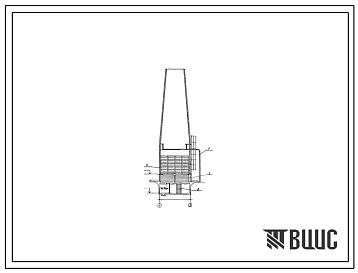 Типовой проект 901-6-89с.86 Башенная градирня пленочная площадью орошения 16 м.кв со стальной каркасной обшивной башней