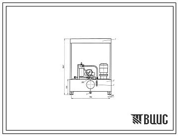 Шифр 1С250.86.25.4-1.1.2-1РВ110-РД Насосная установка 1С250.86.25.4-1.1.2-1РВ110-РД