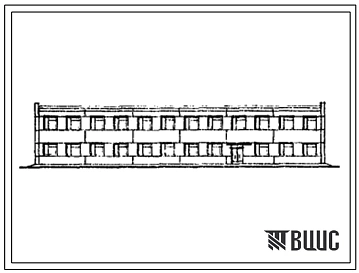 Типовой проект 416-1-97 Служебно-бытовой корпус для продпромбаз (панельный вариант).