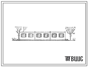 Типовой проект 420-04-17 Временные здания и сооружения контейнерного типа с деревянным каркасом и стальной опорной рамой на базе УТС серии 420-04. Клуб с залом на 75 человек.