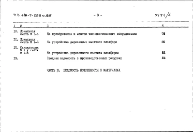 Альбом 4 Сметы. Ведомости потребности в материалах