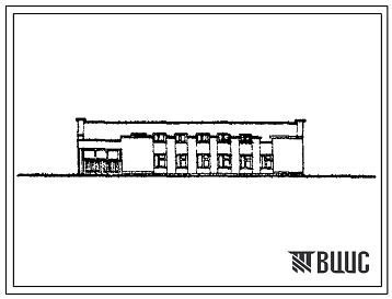 Типовой проект 52953-83 (04-72-КК) Столовая солдатская двухсменная на 500/1000 мест/обедов со стенами из кирпича и внутренним каркасом серии ИИ-04