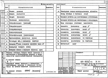 Альбом 7 Электроооборудование ниже и выше отметки 0.000. Без электроплит Э.1-1 