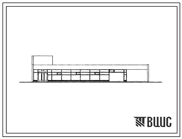 Типовой проект 274-33-3с Продовольственный магазин на 18 рабочих мест с промтоварным отделом на 3 рабочих места. Для строительства в районах с сейсмичностью 7-8 баллов. Стены из кирпича