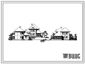Типовой проект 141-135-211с/1.2 2-этажный жилой дом с 5-комнатной квартирой в двух уровнях. Для строительства в 3Б климатическом подрайоне сейсмичностью 7 и 8 баллов.