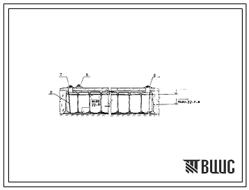 Типовой проект 901-4-68.83 Резервуары для воды прямоугольные железобетонные сборные емкостью от  5000 до 11000 м3 (с применением стеновых панелей с опорой пятой)