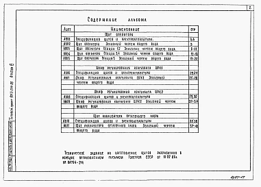 Альбом 6 Задание заводу-изготовителю. Эскизные чертежи общих видов.   