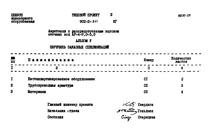 Альбом 5 Заказные спецификации   