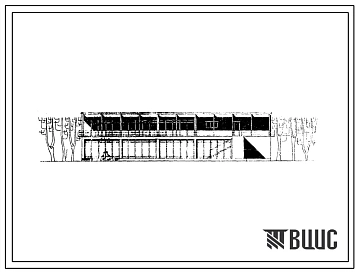 Типовой проект 274-20-14с Столовая доготовочная на 200 посадочных мест ( в полносборных конструкциях серии ИИ-04). Для строительства в IV строительно-климатической зоне, в районах с сейсмичностью 7-8 баллов. Стены из кирпича.
