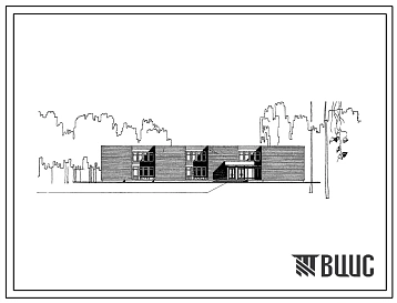 Типовой проект 224-1-180 Восьмилетняя общеобразовательная школа на 8 классов (192 учащихся) с группами продленного дня для строительства в 1В климатическом подрайоне, во 2 и 3 климатических районах.