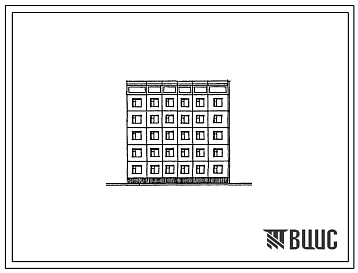 Типовой проект 76-0109с.13.88 Пятиэтажная  торцевая правая на 10 квартир. Для городов Ургенч, Гулистан, Карши