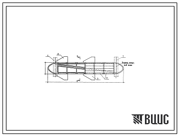 Типовой проект 901-1-47.86 Затопленный водоприемник железобетонный двусторонний производительностью от 0,65 до 1,0 м3/с