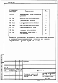 Состав альбома. Типовой проект 810-1-13.86Альбом 22 Энергетический узел. Ведомости потребности в материалах