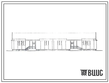 Типовой проект 183-115-128.85 Дом на 2 трехкомнатные квартиры. Общая площадь 124 м2 (СТЕНЫ ИЗ АРБОЛИТОВЫХ БЛОКОВ, Перекрытия деревянные. Полное инженерное благоустройство. Ориентация свободная. Одноэтажные, Двухэтажные, Секционные дома Двухэтажные, Сейсми