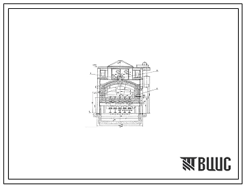 Проект 58994 Печь термическая конвейерная размеры пода 2,4х4,2 м, на газе