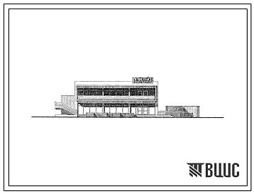 Типовой проект 272-13-68сп Продовольственный и промтоварный магазин общей торговой площадью 309 м2 торгового центра для поселка на 2000 жителей, в конструкциях серии ИИС-04. Для строительства в 4А и 4Г климатических подрайонах сейсмичностью 7 и 8 баллов,