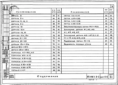 Часть ИЖ 1.3-2 Панели парапета (3-х слойные).