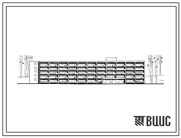 Типовой проект 244-1-2 Спальный корпус для пансионата отдыха на 510 мест, для пансионата отдыха.