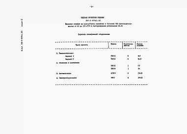 Альбом 5 Спецификация оборудования