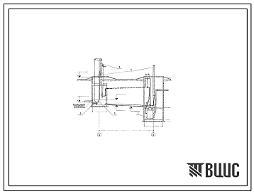 Типовой проект 902-1-51 Пневматическая насосная станция производительностью 5-20 куб. м/час напором 7,0 м