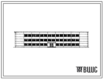 Типовой проект 222-1-303с Средняя школа на 12 классов (464 учащихся) для сельского строительства в 1В климатическом подрайоне, 2 и 3 климатических районах 7 и 8 баллов