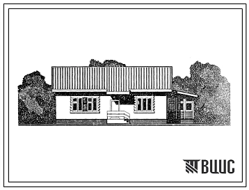 Типовой проект 184-000-272с.84 1-этажный 1-квартирный жилой дом с 6-комнатной квартирой (с упрощенным благоустройством для индивидуального строительства). Для строительства в районах сейсмичностью 9 баллов.