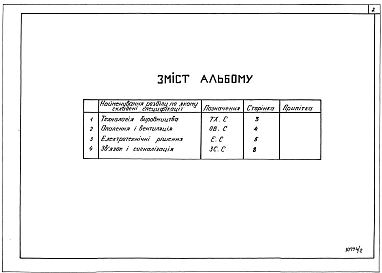 Альбом 2 Спеціфікації обладнання, виробів і матеріалів