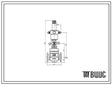 Шифр КРТ4213.00.000 Клапан запорный электромагнитный DN80 PN25