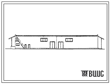 Типовой проект 709-4-13.89 Склад для хранения материально-технических ценностей вместимостью 750 т. Размеры здания - 24x60 м. Расчетная температура: -20, -30, -40°С. Стены – кирпичные. Покрытие - асбестоцементные плиты по деревянным балкам