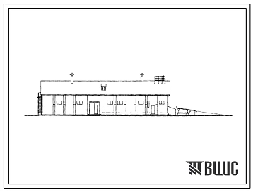 Типовой проект 813-71 Зернохранилище на 500 т. Для строительства в районах с расчетной температурой -25 0С.
