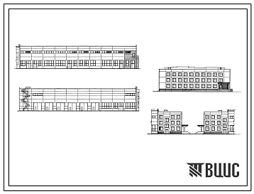 Типовой проект 409-14-75.88 Главный корпус базы технического обслуживания и ремонта 150 строительных машин с нормативной трудоемкостью работ 100 тыс.чел. в год